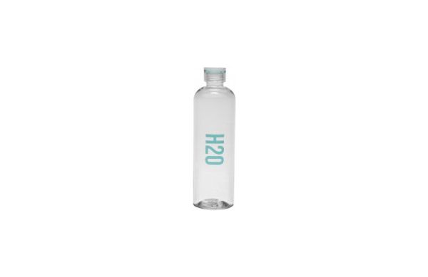 BOTELLA AGUA ACRILICA  H2O 1,5 L  TRANSPARENTE MINT
