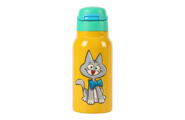 BOTELLA INOX TERMICA INFANTIL GATO - 350 ML