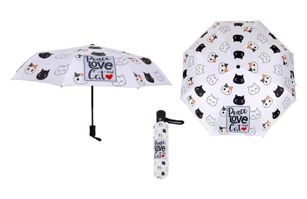 PARAGUAS PLEGABLE AUTOMATICO GATOS