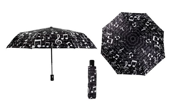 PARAGUAS PLEGABLE AUTOMATICO MUSICA