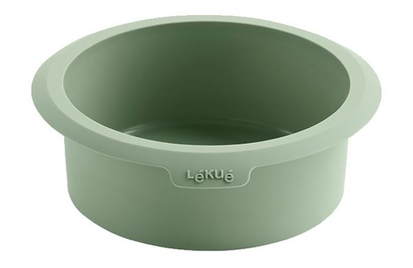 MOLDE REDONDO SILICONA FREIDORA AIRE Ø 15CM VERDE