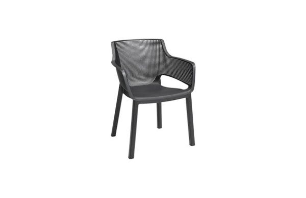 SILLON RESINA ELISA ANTRACITA