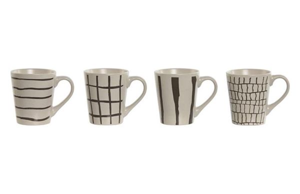 MUG PORCELANA DECORADO SURTIDO 36 CL COFFE 12,5 X 9 X 10,6 CM