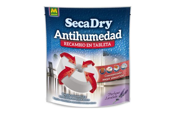 ANTIHUMEDAD RECARGA 450 GR TABLETA SECADRY LAVANDA