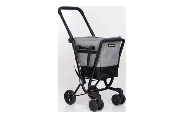CARRO COMPRA 4 RUEDAS GIR. EASY GO NEGRO/GRIS