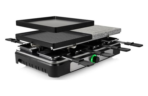 RACLETTE MIXTA PIEDRA Y PARRILLA 8 PERSONA