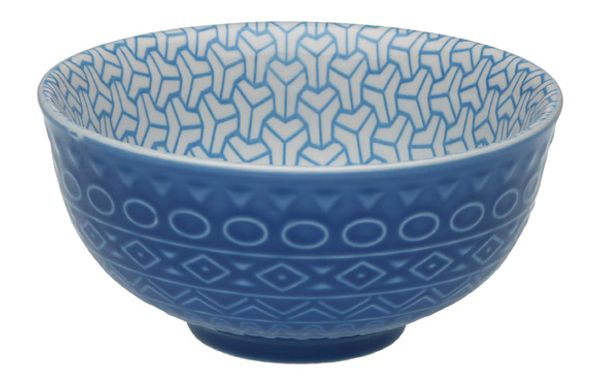 BOL PORCELANA 330ML AZUL 5,8X12,3X12,3CM