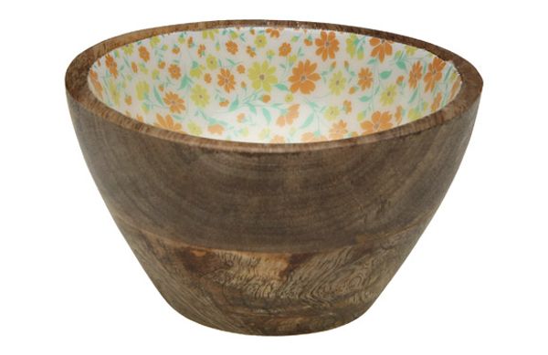 BOL MADERA DECORADO OLIVIA 7X13X13CM
