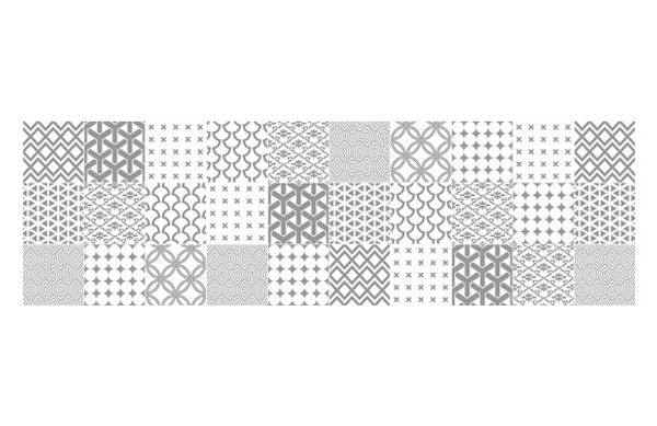 ALFOMBRA VINILICA ESTAMPADA PATCH TEXTIL 60X200CM