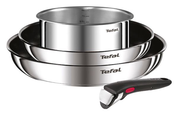 SARTEN+CAZO DESMONTABLE INGENIO SET 3UDS 16-22-26CM