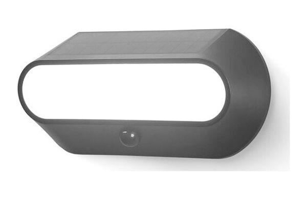 APLIQUE LED SOLAR CORDUAN 500 LUMENES IP54 4000K 60º BATERIA REEMP. 25M2 3 MODOS DE USO
