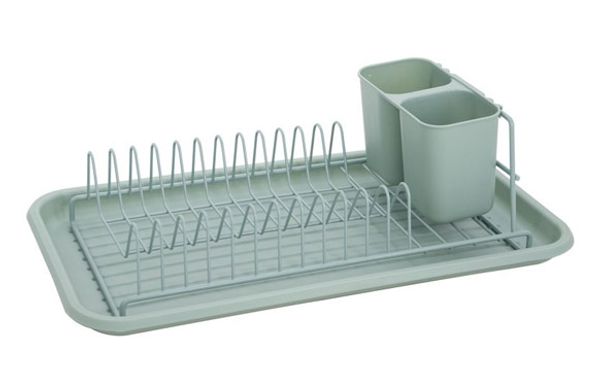 ESCURREPLATOS  VERDE MENTA 44X24X12CM