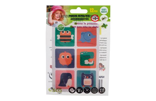 PARCHES ANTIMOSQUITOS CON ACEITE DE CITRONELLA