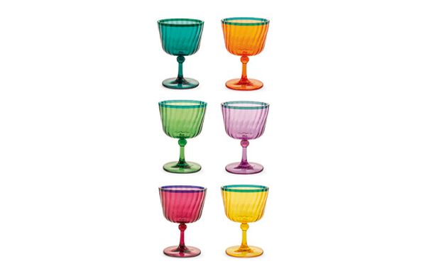 COPA ACRILICA COLOR Ø 25CL