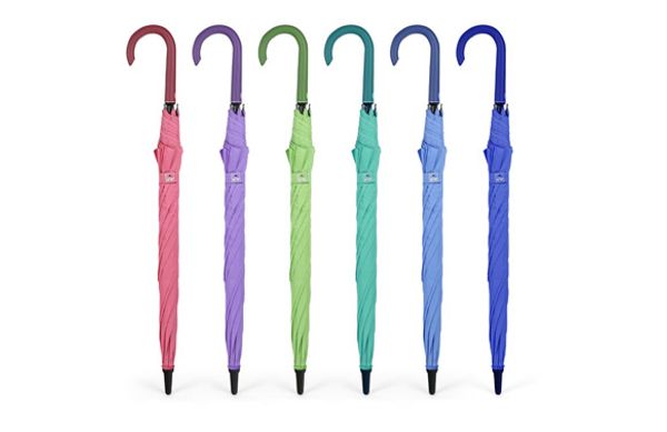PARAGUAS MUJER LARGO AUTOMATICO SURTIDO COLORES 61/8 - Ø102CM