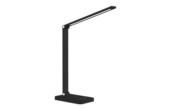 FLEXO LED CON BATERIA ATTOM 5W NEGRO 610LM CCT DIMABLE CARGA USB