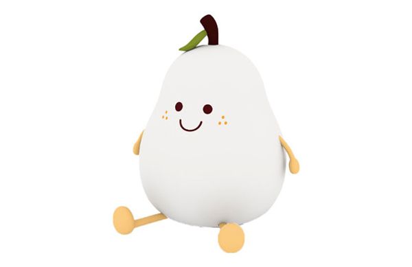 LAMPARA PORTATIL INFANTIL LED RGB HANSEL 1W TACTIL CON FORMA DE PERA