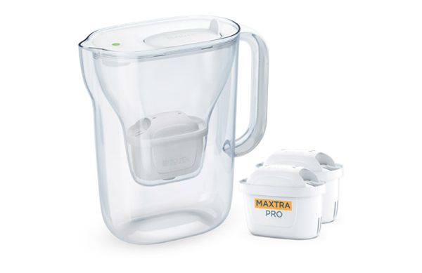 JARRA FILTRANTE STYLE ESSENTIAL BLANCA + 2 FILTROS MAXTRA PRO 2,4L