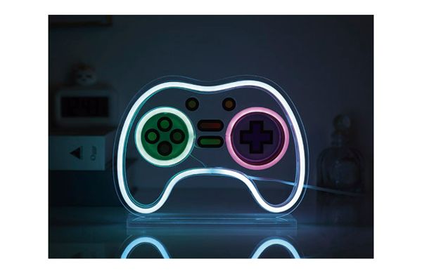 LETRERO LED LET'S PLAY 20X4X15CM