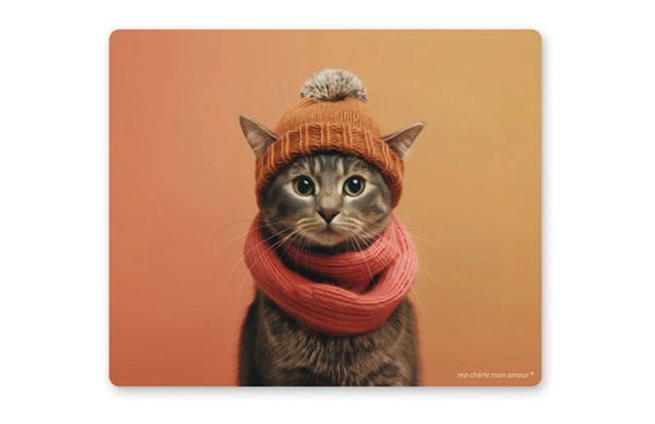 ALFOMBRA VINILICA MOUSE MULTIUSOS 23X19CM FELIX GATO