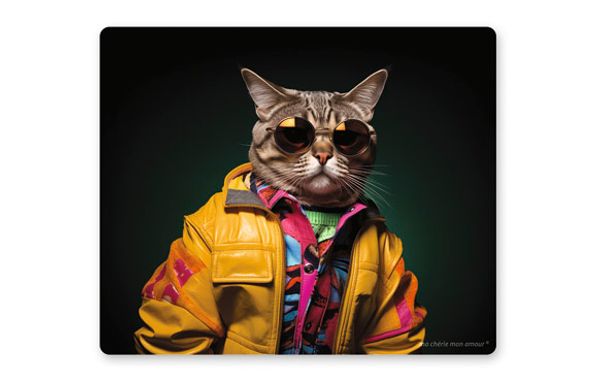 ALFOMBRA VINILICA MOUSE MULTIUSOS 23X19CM FILOU GATO