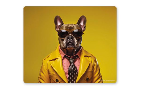 ALFOMBRA VINILICA MOUSE MULTIUSOS 23X19CM PABLO PERRO