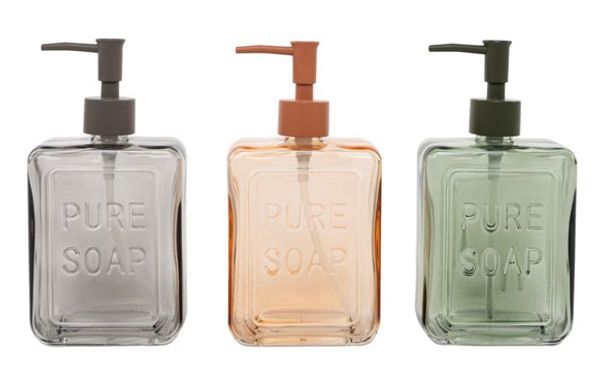 DISPENSADOR JABON CRISTAL PURE SOAP 570ML SURTIDO OTOÑO