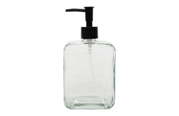 DISPENSADOR JABON CRISTAL PURE SOAP 570ML SURTIDO TRANSPARENTE