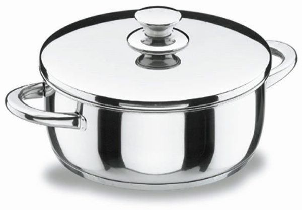 CACEROLA CON TAPA FUENTE DIFUSOR INDUCCION INOX VITROCOR 26 CM