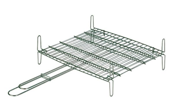 PARRILLA ESTAÑADA DOBLE 40 X 45 CM