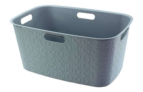 CESTO ROPA L SOFTEX 45L AZUL BRUMA