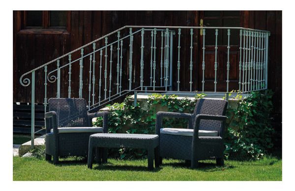 CONJUNTO RATAN RESINA ANTRACITA TARIFA BALCONY