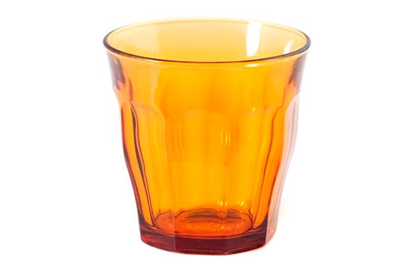VASO AGUA VIDRIO PICARDIE PACK 4 UDS 31 CL AMBAR