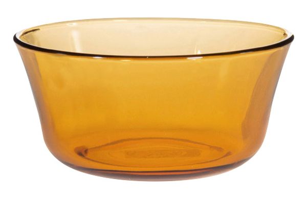 BOL VIDRIO AMBAR 10,5CM 6 UNIDADES