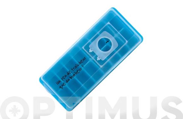 MOLDE 16 CUBITOS CON TAPA SURTIDAS