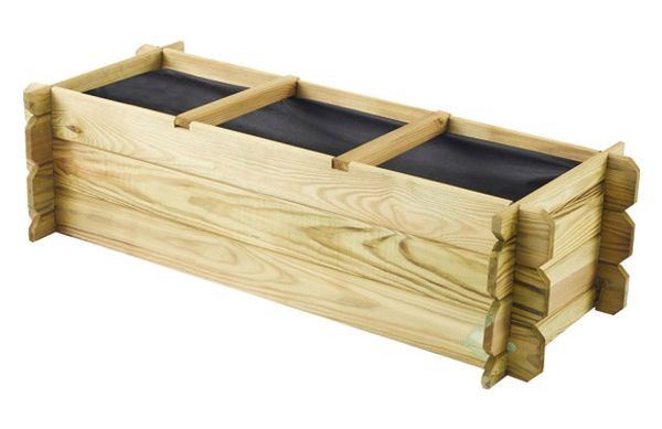 HUERTO URBANO MADERA BASIL 140X60XH 40 CM