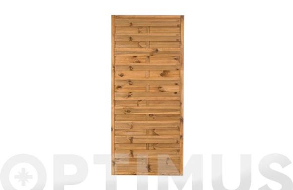 PANEL MADERA SAVANNE CON MARCO 200 X 90 CM MARRON