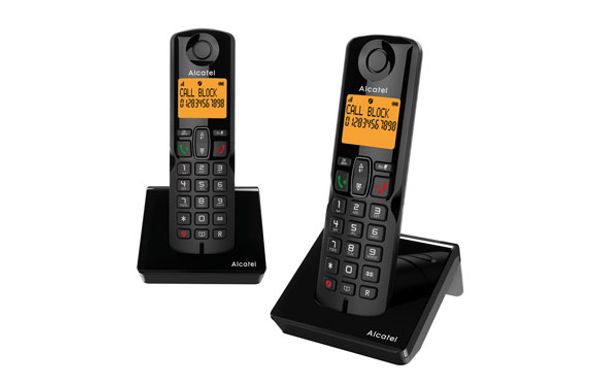 TELEFONO INALAMBRICO S280 DUO NEGRO/NARANJA