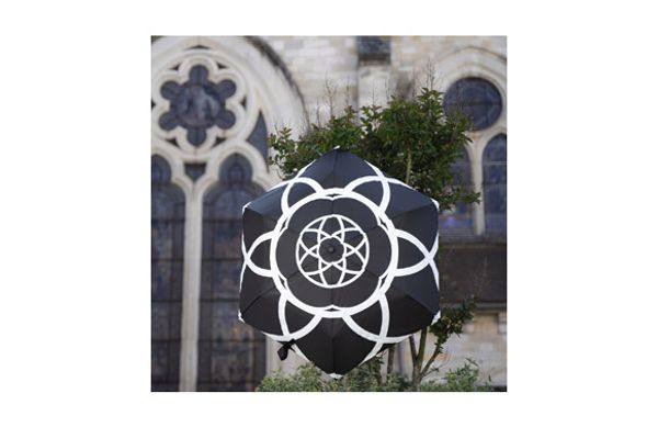 PARAGUAS MUJER PLEGABLE AUTOMATICO FLOR