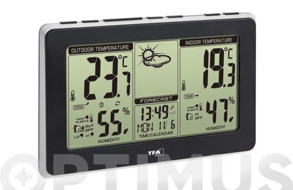 ESTACION METEOROLOGICA DIGITAL CON SENSOR TERMO-HIGRO