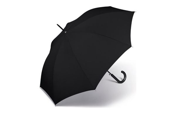 PARAGUAS HOMBRE LARGO AUTOMATICO LISO NEGRO