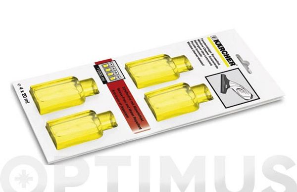 DETERGENTE CONCENTRADO LIMPIACRISTALES WV 4 X 20 ML