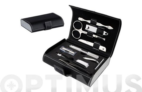 MANICURA SET COMPLETO DE VIAJE MASCULINO