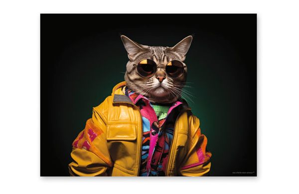 MANTEL INDIVIDUAL FUNNY CATS FILOU 40X30CM