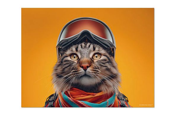 MANTEL INDIVIDUAL FUNNY CATS GARFIELD 40X30CM