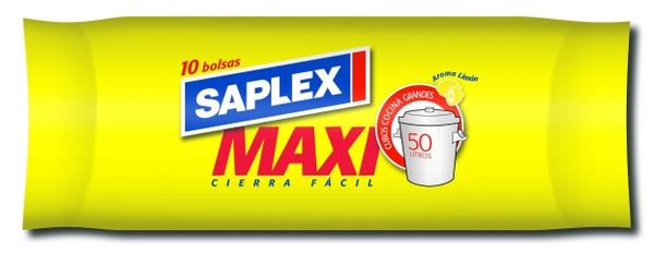 BOLSA BASURA 50 L (10 UDS) CIERRA FACIL LIMON MAXI 70X75 CM G-70