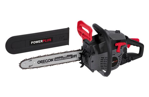 MOTOSIERRA GASOLINA 37,2 CC ESPADA DE 35 CM POWERPLUS