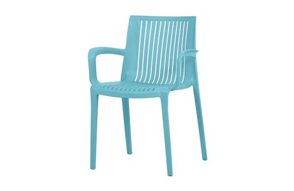 SILLA POLIPROPILENO DALLAS AZUL