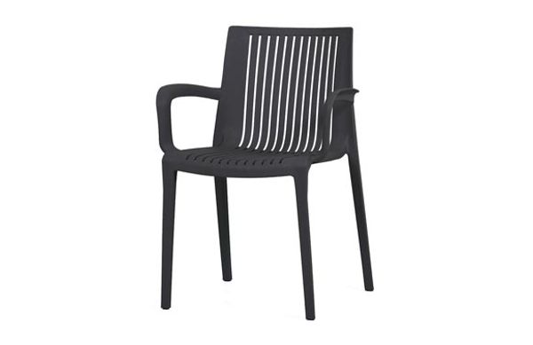 SILLA POLIPROPILENO DALLAS ANTRACITA