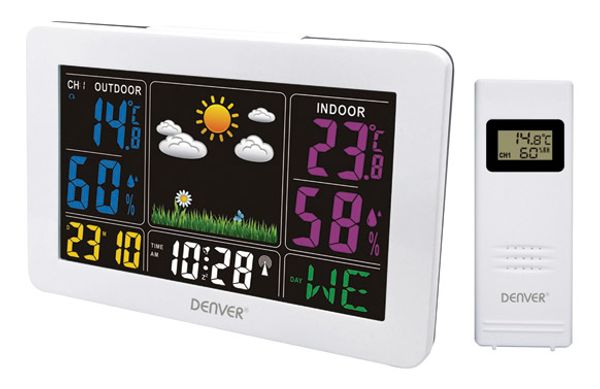 ESTACION METEOROLOGICA WS-540 W INTERIOR EXTERIOR A COLOR